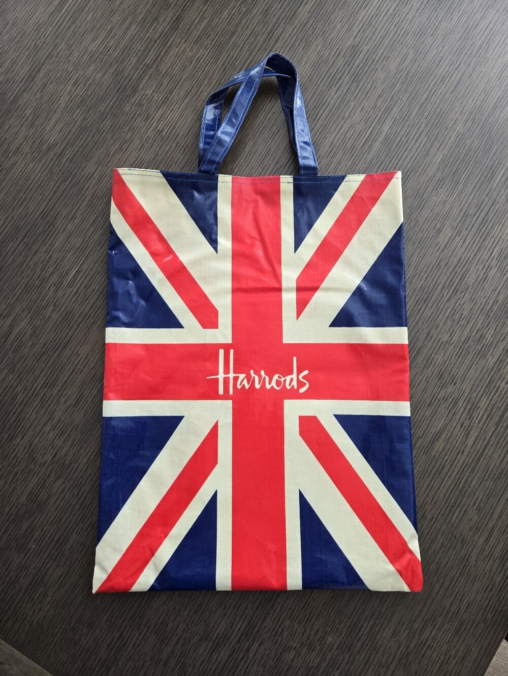 Harrods Union Jack Tote Bag - 100% Cotton Coated